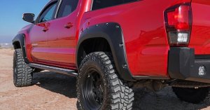 Toyota Tacoma Fender Flares - Husky Liners - Pocket Style - Matte-Black - `16-`23